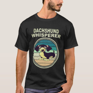2 Dachshund Whisperer Vintage T-Shirt