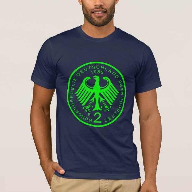 2 Deutsche Marks_Green T-Shirt (Front)