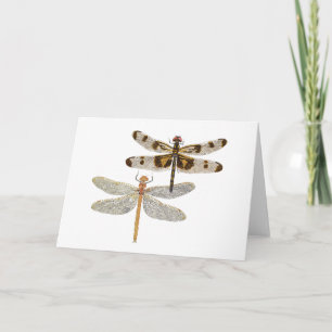 2 Dragonflies Card