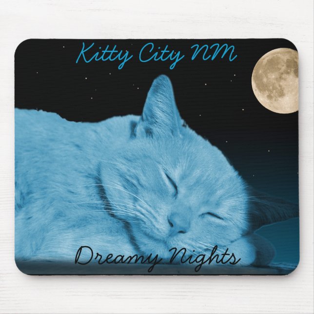 2, Dreamy Nights, Kitty City NM Mouse Pad (Front)