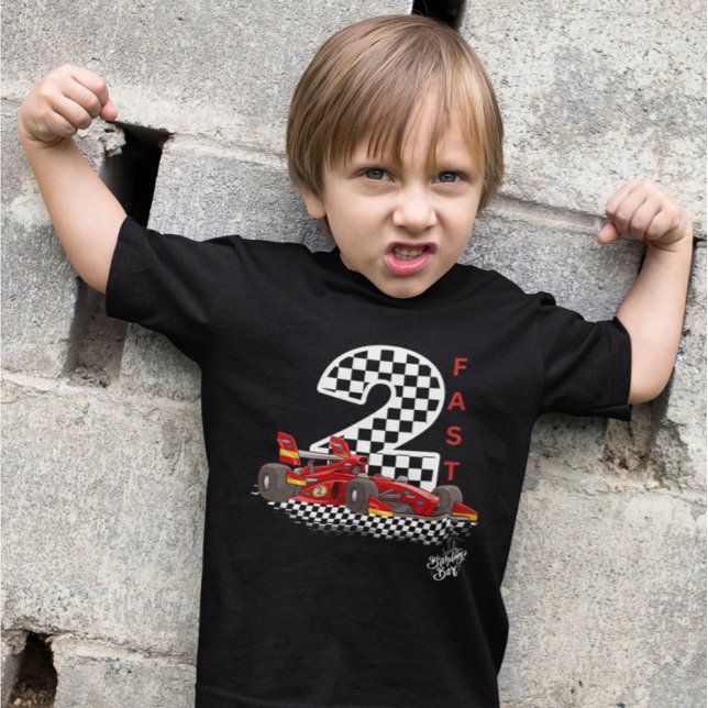 2 fast Second Birthday Super Car  Baby T-Shirt (Creator Uploaded)
