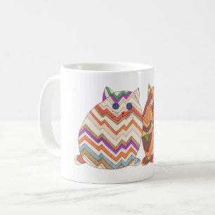 2 Fat Cats #1 Coffee Mug