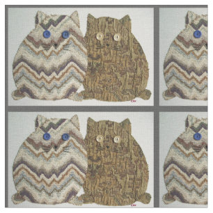 2 Fat Cats #1 Fabric