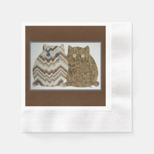2 Fat Cats #1 Napkin
