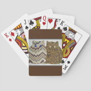 2 Fat Cats #1 Playing Cards