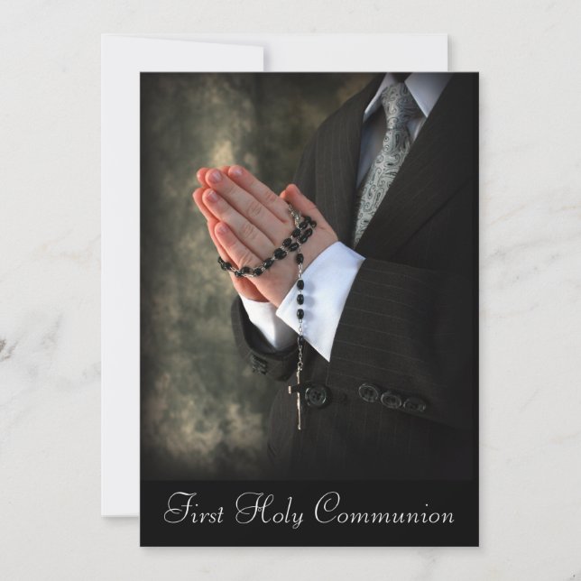 2, First Holy Communion Invitation (Front)