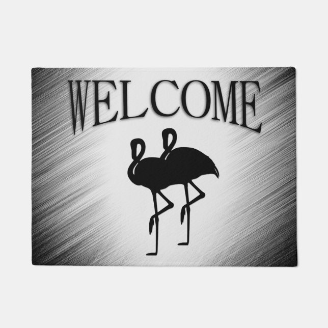 2 Flamingos Doormat (Front)