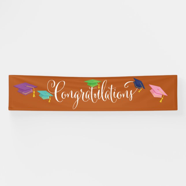 #2 For Amanda Congratulations Graduation Banner (Horizontal)
