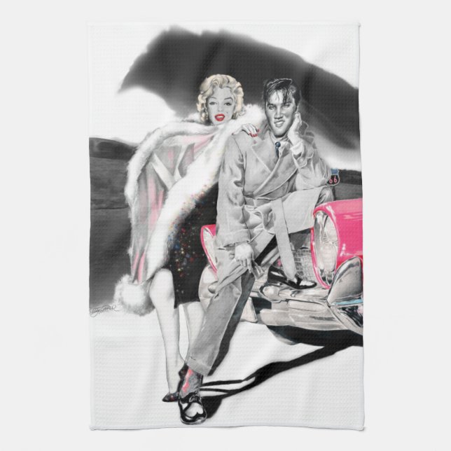 2 For The Road 2 Tea Towel (Vertical)