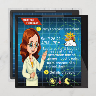 #2 Fun in the Forecast Party Invitation