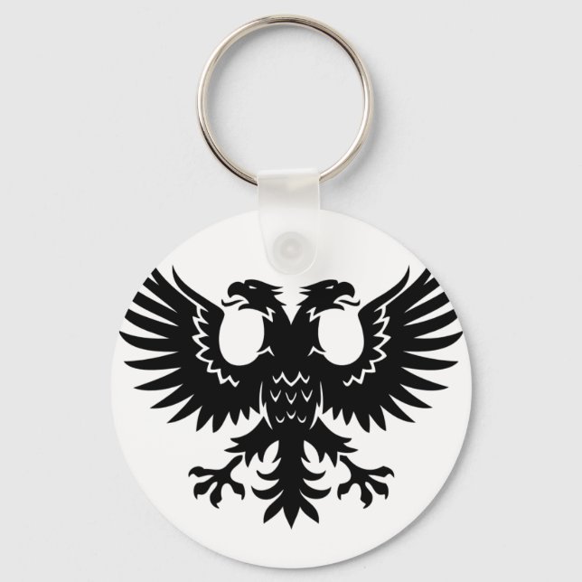 2 headed eagle key ring (Front)