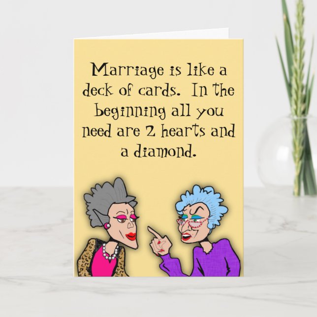 2 Hearts and a Diamond Card (Front)