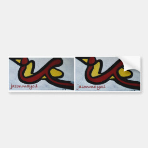 2 in 1 logo sticker