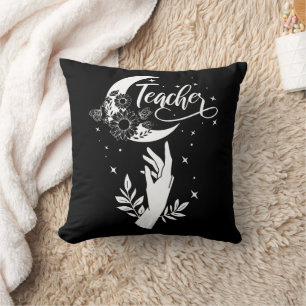 2- Inspirational Teacher Shirt, Minimalist Teacher Cushion