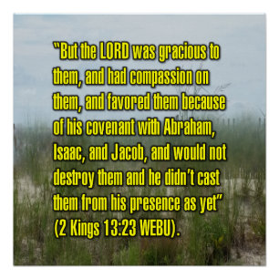 2 Kings 13:23 WEBU Poster