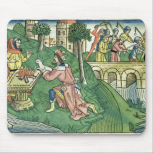 2 Kings 16 9-16 The people of Damascus are taken c Mouse Pad