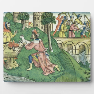 2 Kings 16 9-16 The people of Damascus are taken c Plaque