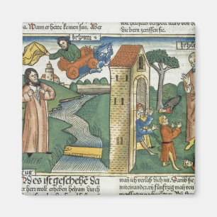 2 Kings 2 1-24 Elijah ascends to Heaven in a whirl Magnet