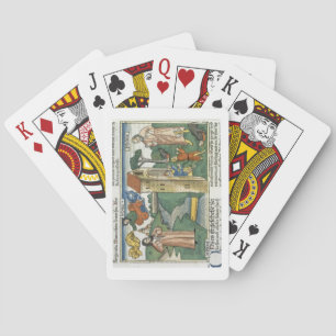 2 Kings 2 1-24 Elijah ascends to Heaven in a whirl Playing Cards