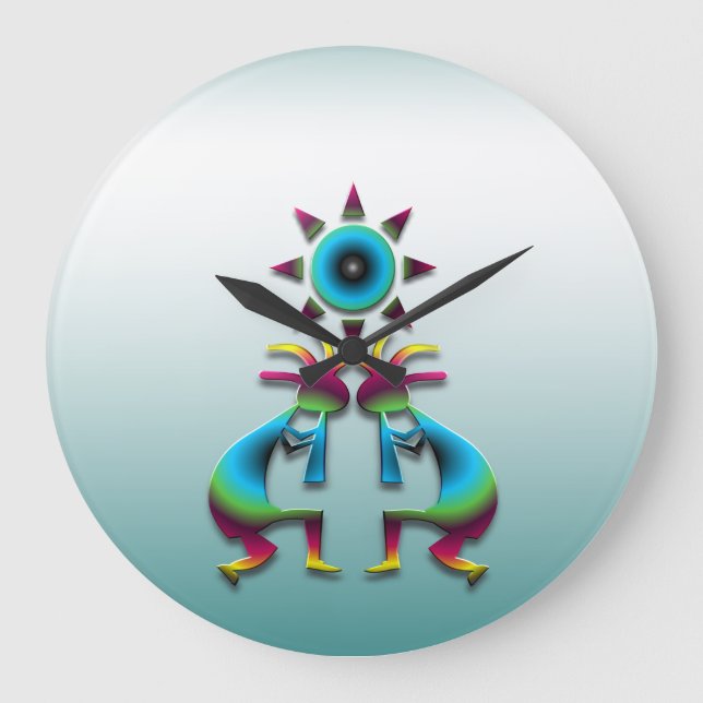 2 Kokopelli #41 Large Clock (Front)
