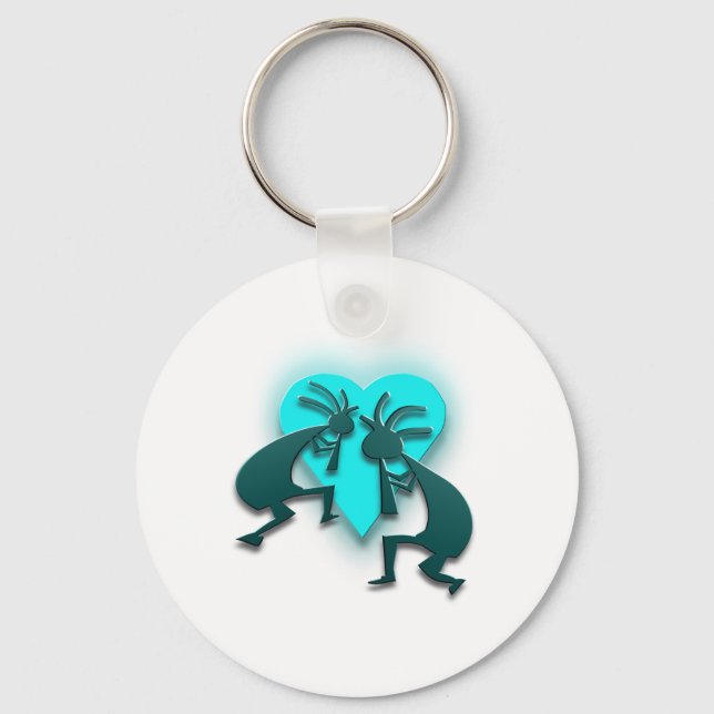 2 Kokopelli #54 Key Ring (Front)