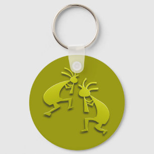 2 Kokopelli #78 Key Ring
