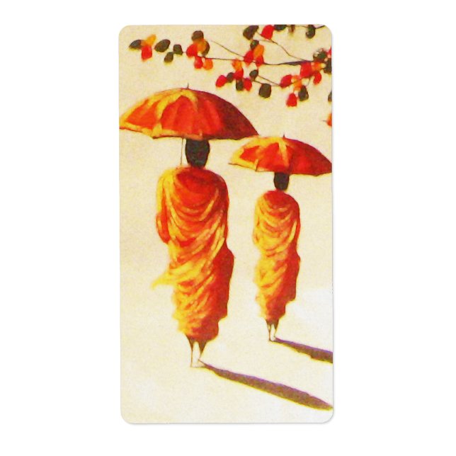 2 Laotian Buddhist Monks (Front)