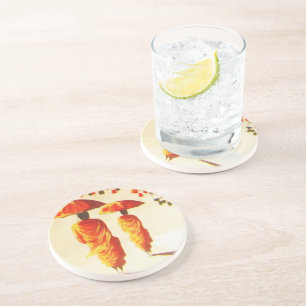 2 Laotian Buddhist Monks Coaster