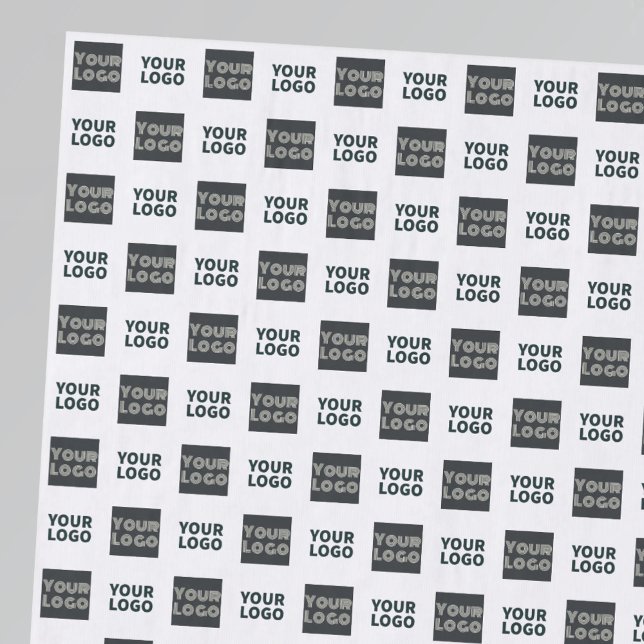 2 Logo's Simple Repeating Logo | White Tissue Paper (Creator Uploaded)