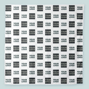 2 Logos Simple Repeating Logos   White Tapestry