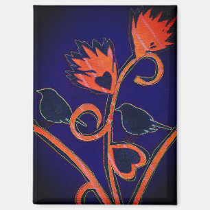 2 love birds magnet