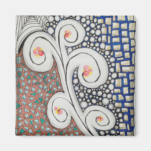 2" Magnet w/Original Art