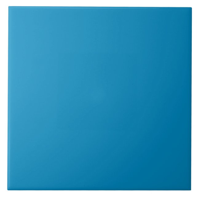 2 Medium blue  Ceramic Tile (Front)