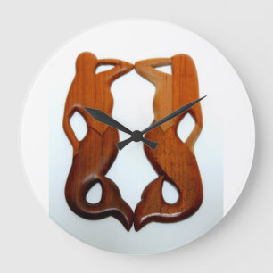 2 mermaids clock
