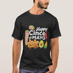 2. mexican food happy cinco de mayo T-Shirt