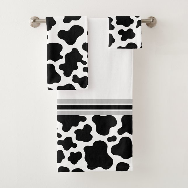 2% Milk Cow Bath Towel Set (Insitu)