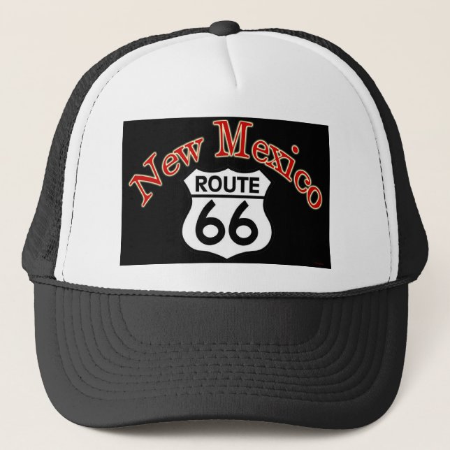 2 New Mexico Route 66 Trucker Hat (Front)