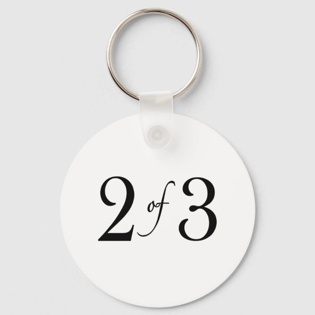 2 of 3 (middle child) key ring (Front)