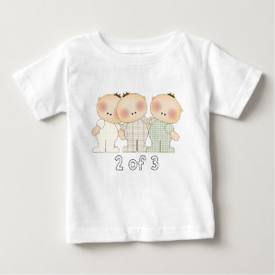 2 of 3 Triplets Baby T-Shirt