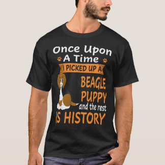 2 One Upon A Time -  Beagle Puppy Beagle T-Shirt