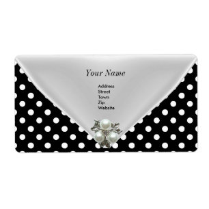 2 "Order Elegant White Black" 2 Label Address