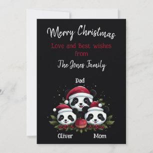 2 Parents 1 Kid - Christmas Family Holiday Card