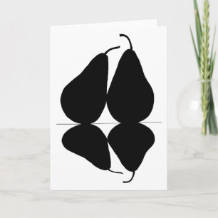 2 Pears-Greeting card