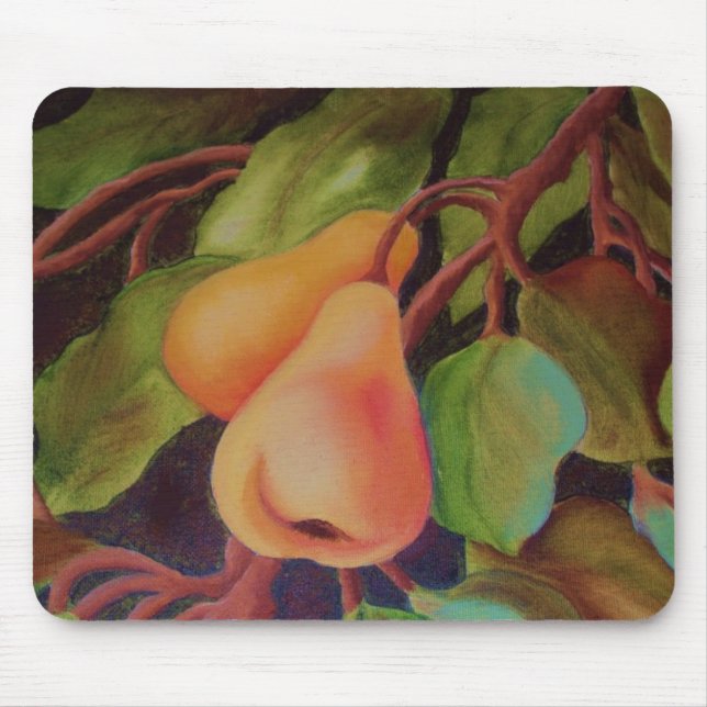 2 pears mouse pad (Front)