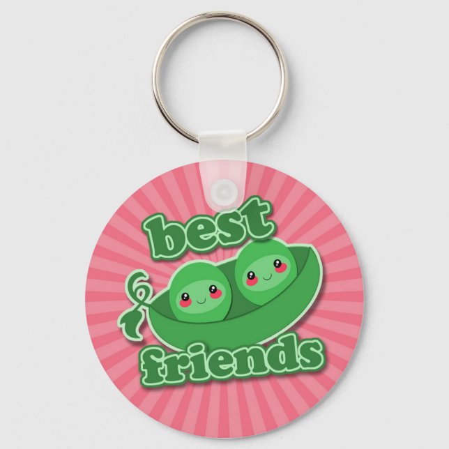 2 PEAS  BEST FRIENDS KEY RING (Front)