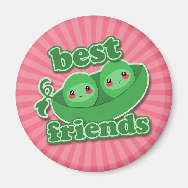 2 PEAS  BEST FRIENDS MAGNET (Front)