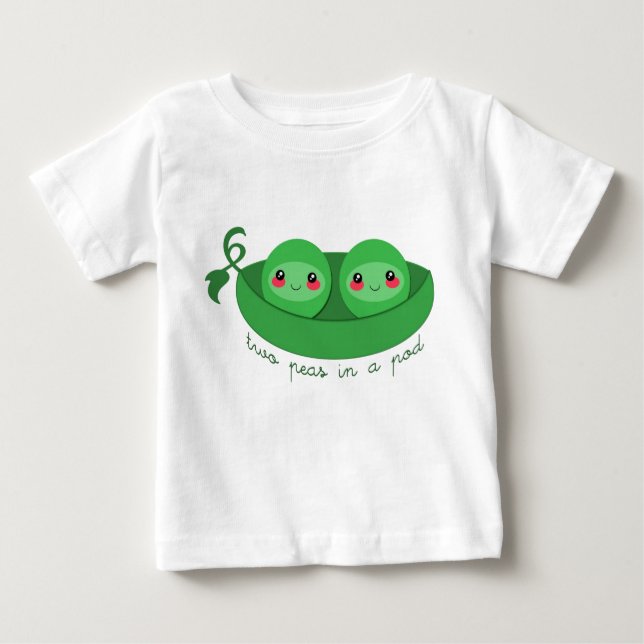 2 PEAS in a POD - t-shirt (Front)