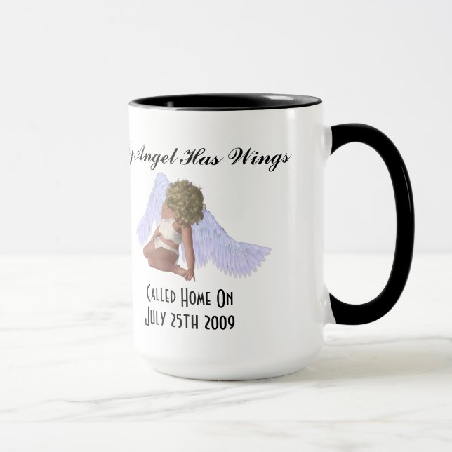 #2 Personalise Your Wings Mug (Right)