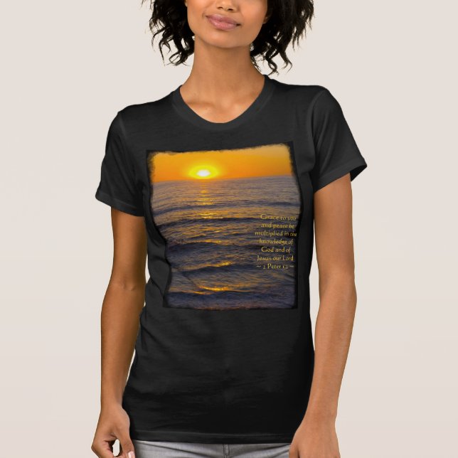 2 Peter 1:2 T-Shirt (Front)