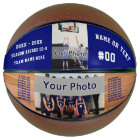 2 PHOTO and Personalised Custom Made Basketball